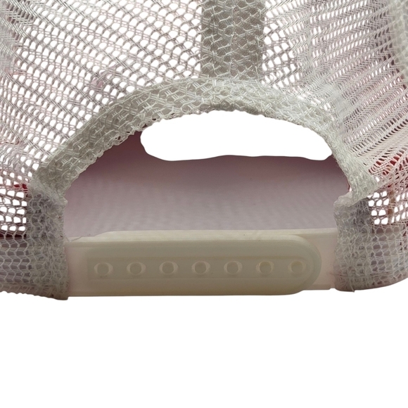 AVALANCHE Men's Logo Patch Trucker Hat Cap Mesh Snapback Red - Picture 3 of 8